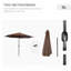 Nasiba 295cm Market Parasol