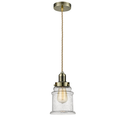 Luminaire suspendu 1 cloche pour une cloche Webber