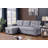 Upholstered Pull Out Sectional Sofa With Chaise-1053960615