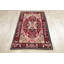 Tapis traditionnel rouge à motif géométrique 3x5