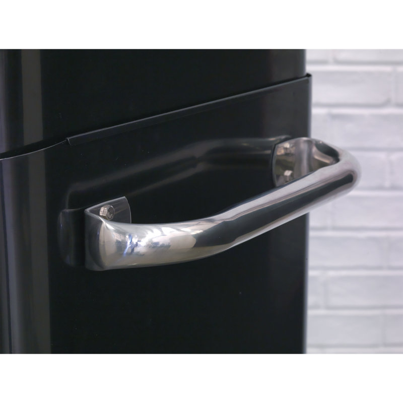 Single Storage Cabinet -, Black/Red