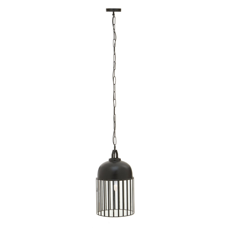 Mcclain 1 - Light Black Lantern Pendant