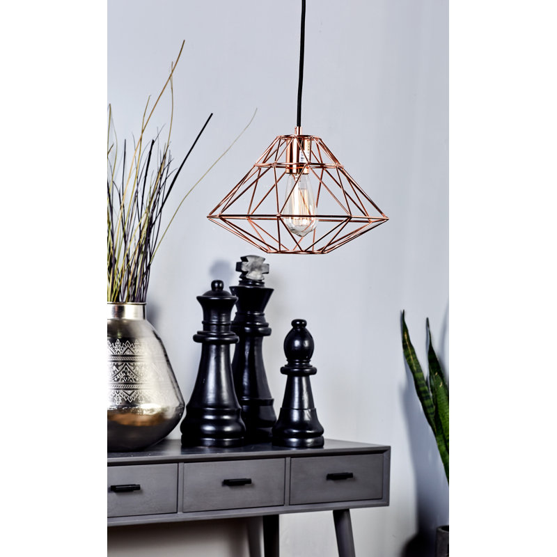 Luminaire suspendu géométrique 1 lumières simple Kristen
