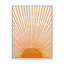 Soleil, art mural sur toile, impression graphique minimaliste orange - Orange Sun Print III-59706907-115844699-116161341