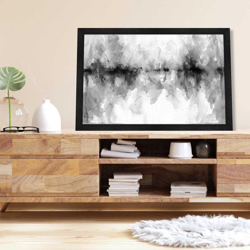 706-6171 " Island Mist " by Carol Robinson Painting Print, 27.5" W x 21.5" H, Black Framed