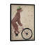 Impression sur toile tendue Fab Funky «Poodle on Bicycle»-72403817-72403816-72403823