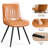 Upholstered Faux Leather Dining Chair-1973190434