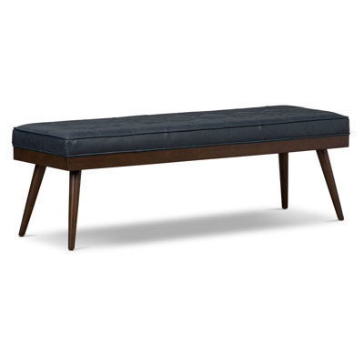 Banc en cuir véritable italien Luca