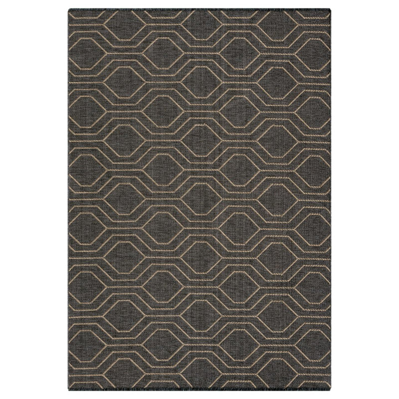 Tapis marocain à motif de treillis marocain, Rectangle 9 pi x 12 pi