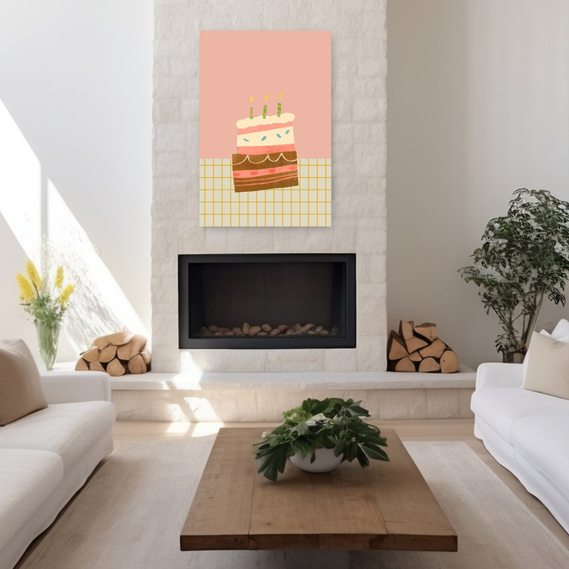 Art contemporain, art mural contemporain, H 48 po x l 32 po
