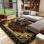 Tapis antidérapant intérieur et extérieur à motif floral lavable
