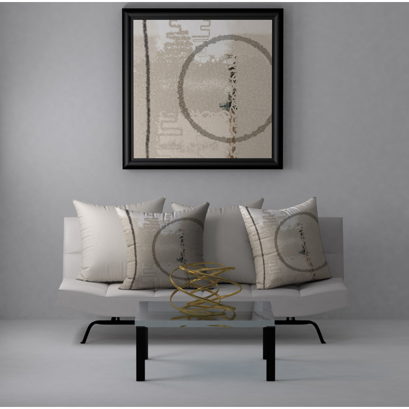 Housse de coussin et insert de coussin carré admirable, 18" x 18"