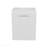 Floating, Wide One-Door Cabinet Vanity, With Resin Sink And One Shelf, Bathroom Storage, White-1066895607