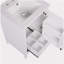 Meuble-lavabo de 20,3 po avec lavabo, tiroir fonctionnel, tablette de porte, porte à fermeture douce, blanc-2131292167