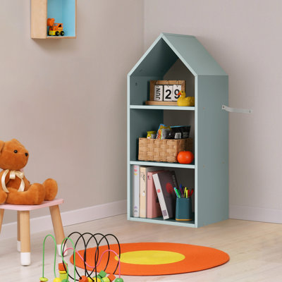 3-Tier Space-Saving Corner Storage Display