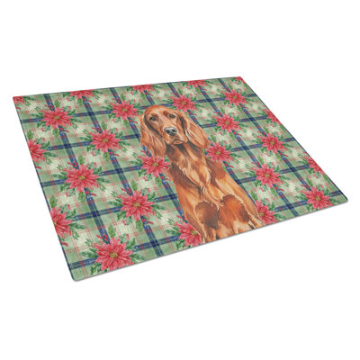 Planche à découper en verre Irish Setter