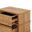 Table d'appoint 3 tiroirs 3 tiroirs pour salon, couloir, vestibule, table de chevet en bois 3 tiroirs Hazel