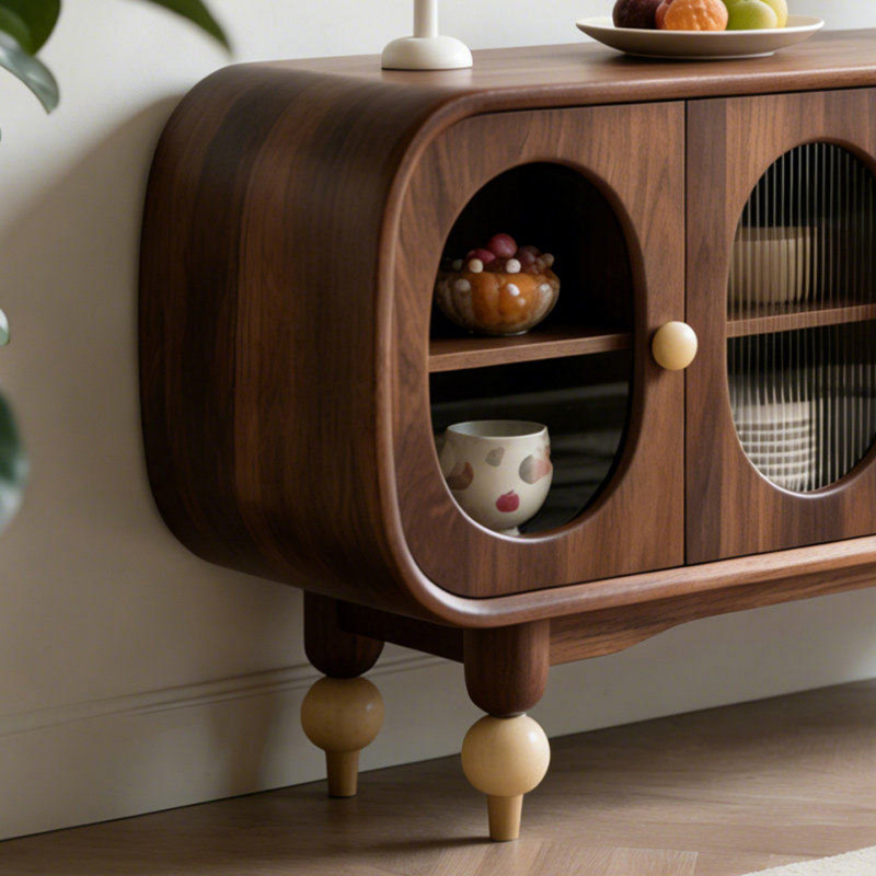 Retro Solid Wood Home Sideboard