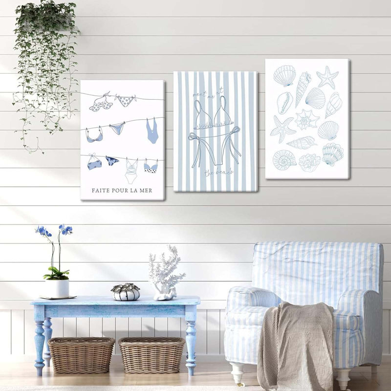 3 Piece Wrapped Canvas Wall Art
