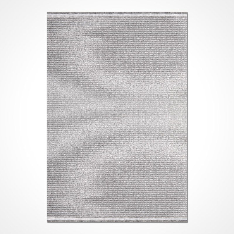 Tapis beige moderne lavable à la machine, Tapis de couloir 2 pi 8 po x 13 pi 2 po