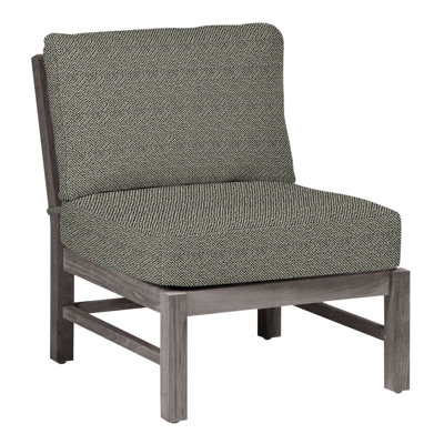 Club Teak Sectional Slipper Chair