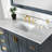 Gazsi 48" Single Bathroom Vanity Set With Grain White Engineered Stone Countertop Without Mirror-1822626171