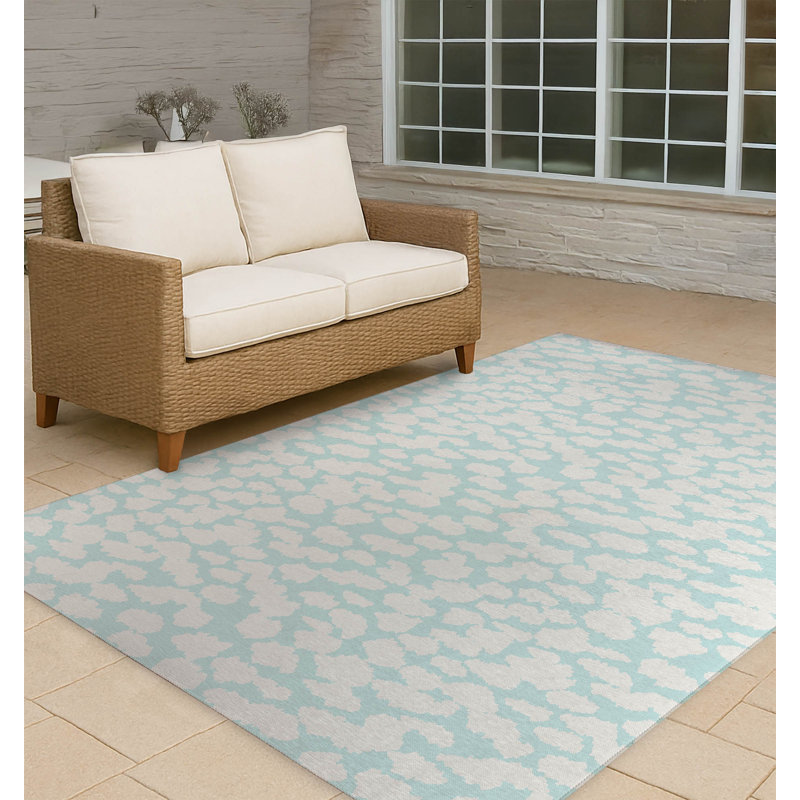 Animal Splat Non-Slip Outdoor Rug, Rectangle 2' x 3'