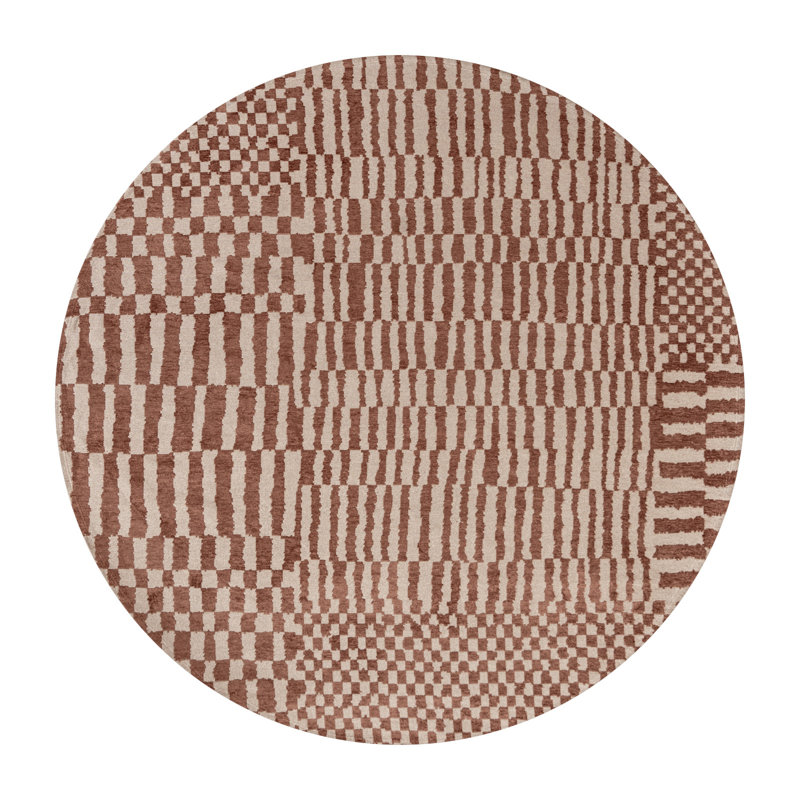 Structures Berber Ksar Recycled P.E.T Area Rug, Round 140 cm