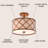 Wachter Fabric Semi Flush Mount-32866983
