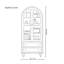 Vitrine simple en bois massif de style américain-118178494