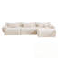 Canapé rembourré avec 3 coussins et repose-pieds-1161736738