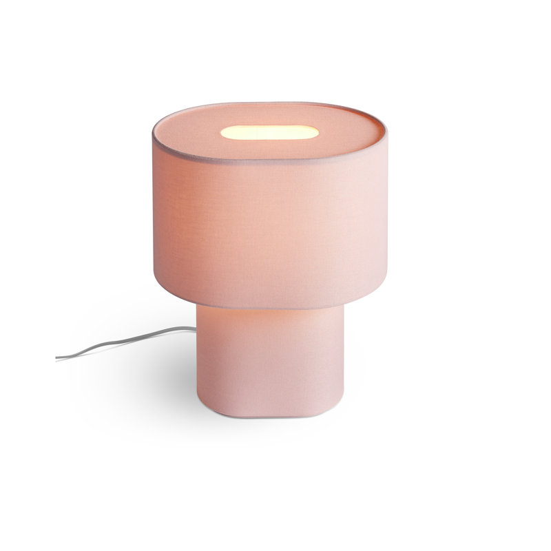 Hilla Table Lamp, Blush, 21”H x 18” W x 13” D