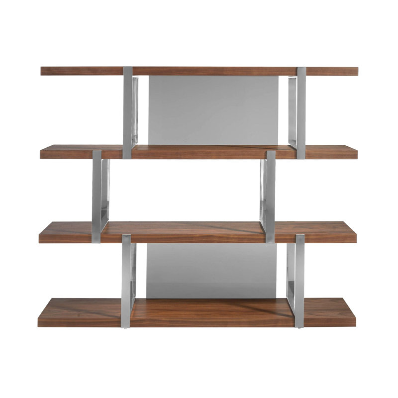 180cm H x 40cm W Solid Wood Etagere Bookcase