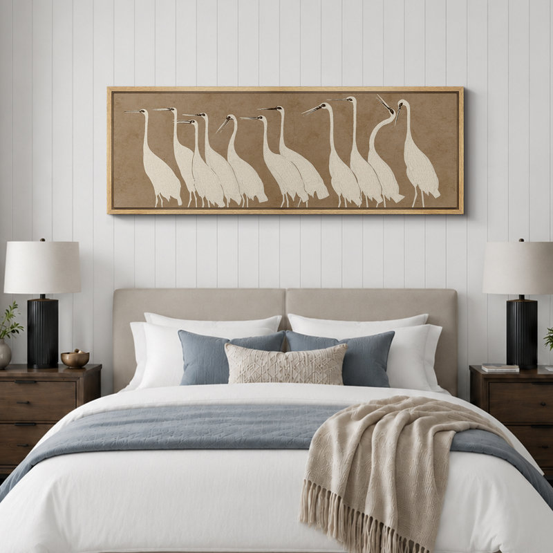 Reproduction d'art sur toile encadrée, H 20 po x l 60 po, Naturel