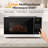 0.7 Cu. Ft. Compact Countertop Microwave Oven, 700W Cooking Power, 1100W Rated Input Power