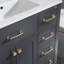 36" Single Bathroom Vanity Set with Sink Top and Mirror, Soft-Close Doors-53228715
