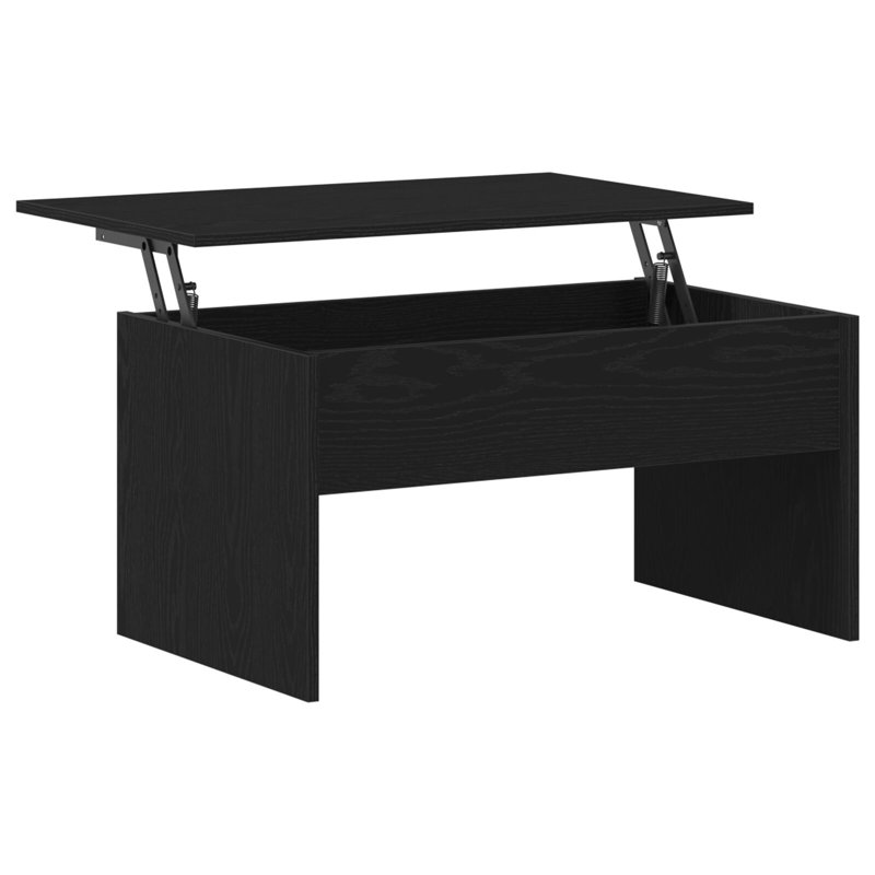Table basse simple avec rangement Lesath, H 16,3 po x L 31,5 po x l 19,9 po, Chêne brun
