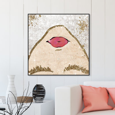 " Fashion And Glam Glitter Coveted Female Portrait "