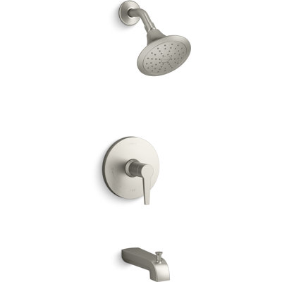 Pitch Rite-Temp Bath And Shower Trim With 2.0 Gpm Showerhead