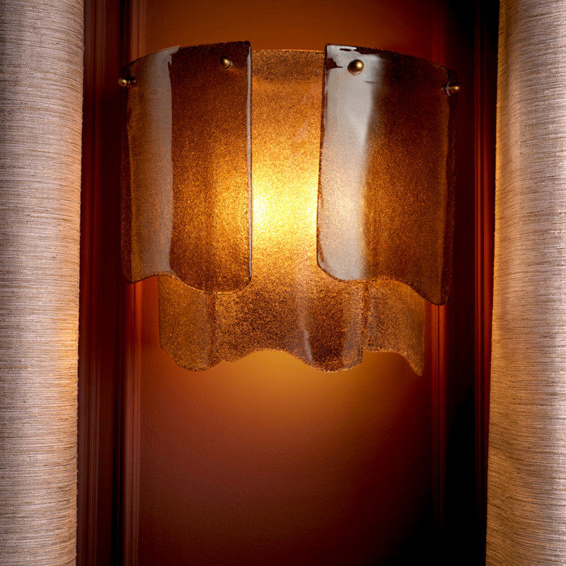 Wall Lamp Asinara Smoke Glass