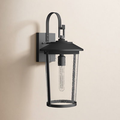 Seeded Glass Outdoor Wall Lantern