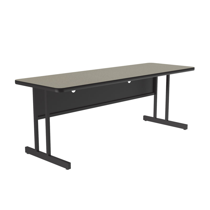 Steel Computer Desk, 26" H x 72" W x 24" D, Savannah Sand