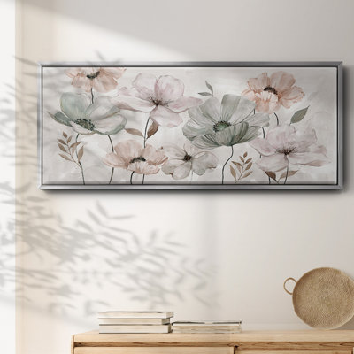 «Blush Garden», toile encadrée