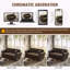Velours Chesterfield canapé garniture cloutée capitonnée-1544945705