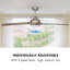 132cm Ceiling Fan with Light Kit-32149377
