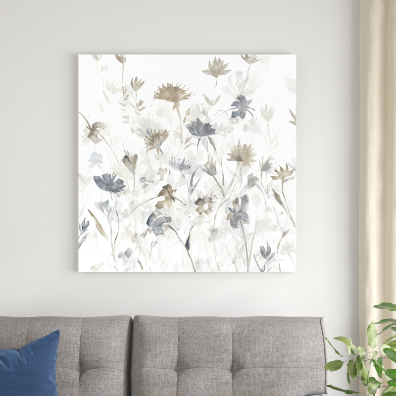 Garden Shadows III sur fond blanc, H 36 po x l 36 po x P 1,25 po