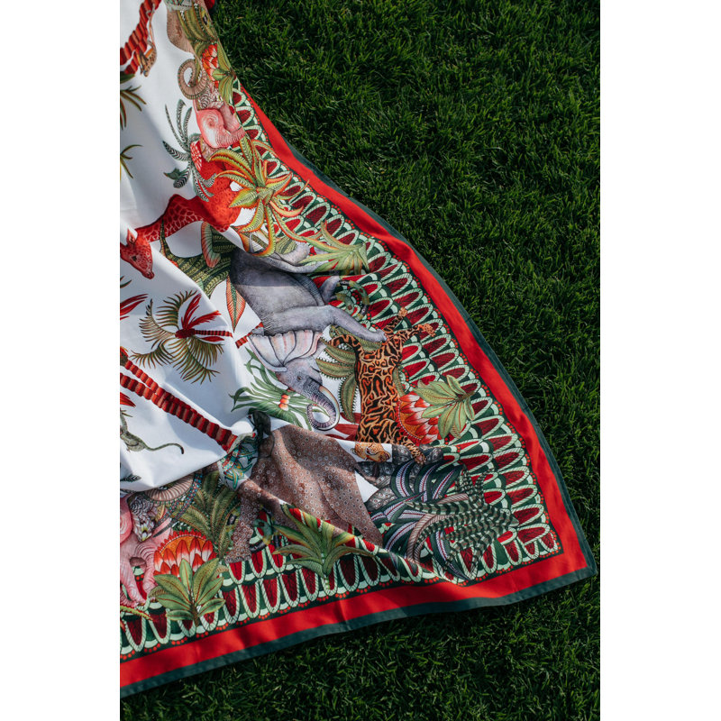 Ardmore Cotton Tablecloth, 138" x 61"