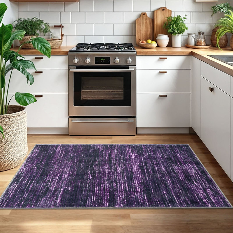 Modern Washable Rug for Entryway Soft Non Slip Abstract 3x5 Area Rugs Indoor Carpet for Kitchen Entryway Bedroom 