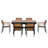 U_Style Experience Outdoor Dining Freedom With A Flexible Set Including Six Chairs And A Table That Extends From 62.9 To 82.6 Inches For Personalized Arrangements-689581494