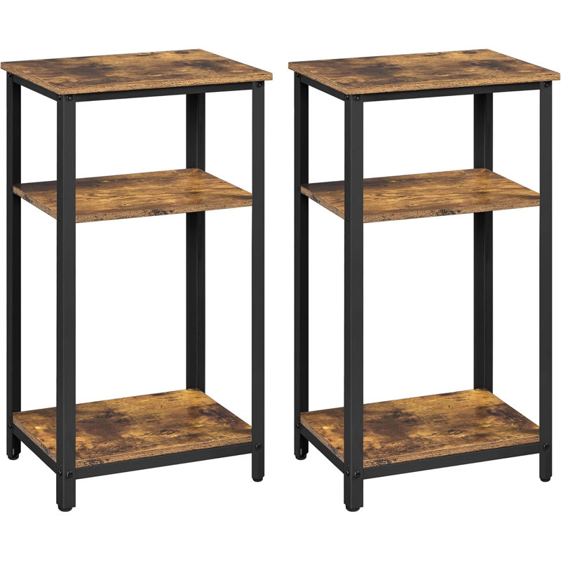 Table de chevet avec tablette de rangement Modern Nightstands X-Design